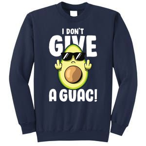 I Dont Give A Guac Love Avocado Guacamole Funny Vegan Sweatshirt