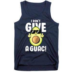 I Dont Give A Guac Love Avocado Guacamole Funny Vegan Tank Top