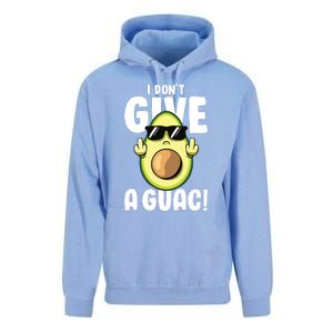 I Dont Give A Guac Love Avocado Guacamole Funny Vegan Unisex Surf Hoodie