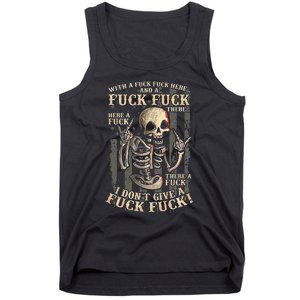 I Don't Give A Fuck Fuck  Tank Top