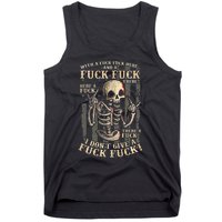 I Don't Give A Fuck Fuck  Tank Top