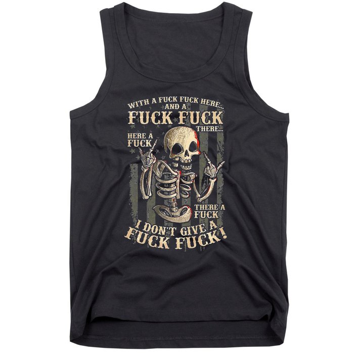 I Don't Give A Fuck Fuck  Tank Top