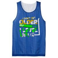 I Dont Get Older I Level Up Gamer Video Games Funny Gaming Gift Mesh Reversible Basketball Jersey Tank