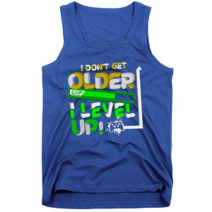 I Dont Get Older I Level Up Gamer Video Games Funny Gaming Gift Tank Top