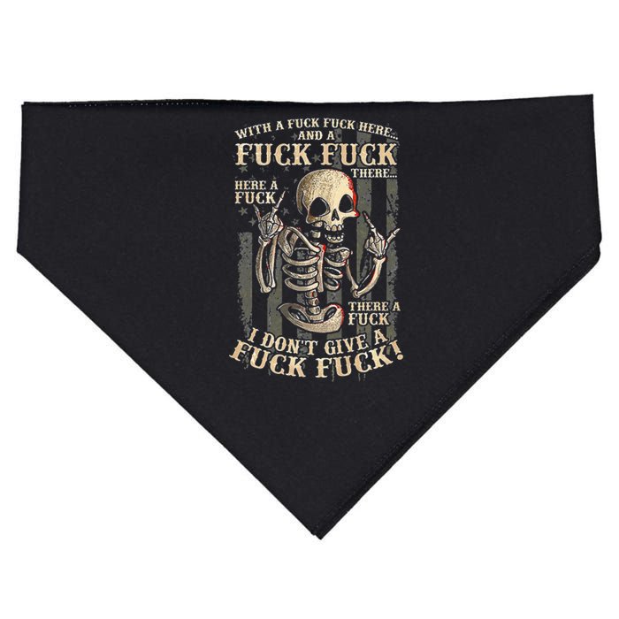 I Dont Give A Fuck Fuck USA-Made Doggie Bandana