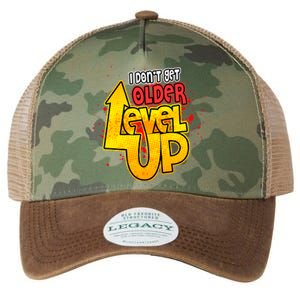 I Dont Get Older I Level Up Gaming Gift Legacy Tie Dye Trucker Hat