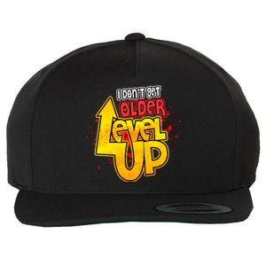 I Dont Get Older I Level Up Gaming Gift Wool Snapback Cap