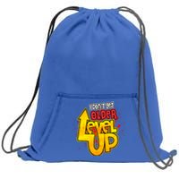 I Dont Get Older I Level Up Gaming Gift Sweatshirt Cinch Pack Bag