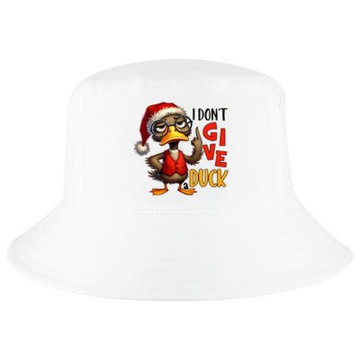 I Dont Give A Duck Funny Sarcastic Grumpy Duck Christmas Cool Comfort Performance Bucket Hat