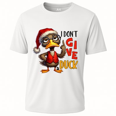 I Dont Give A Duck Funny Sarcastic Grumpy Duck Christmas Performance Shirt