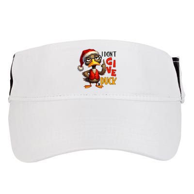 I Dont Give A Duck Funny Sarcastic Grumpy Duck Christmas Adult Drive Performance Visor