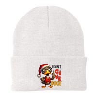 I Dont Give A Duck Funny Sarcastic Grumpy Duck Christmas Beanie