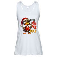 I Dont Give A Duck Funny Sarcastic Grumpy Duck Christmas Ladies Essential Flowy Tank