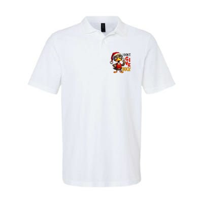 I Dont Give A Duck Funny Sarcastic Grumpy Duck Christmas Polo