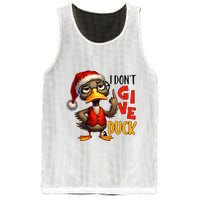 I Dont Give A Duck Funny Sarcastic Grumpy Duck Christmas Mesh Reversible Basketball Jersey Tank