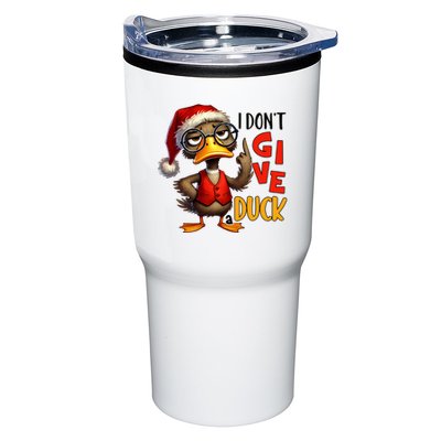 I Dont Give A Duck Funny Sarcastic Grumpy Duck Christmas Tumbler