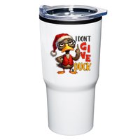 I Dont Give A Duck Funny Sarcastic Grumpy Duck Christmas Tumbler