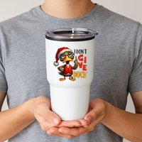 I Dont Give A Duck Funny Sarcastic Grumpy Duck Christmas Tumbler