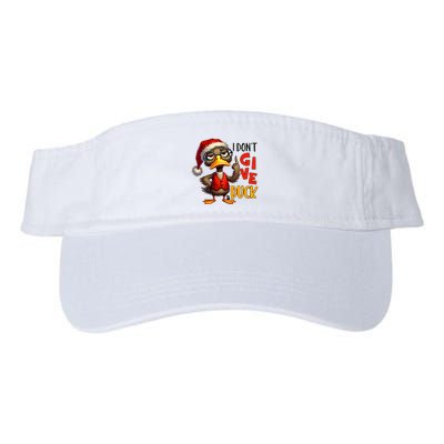 I Dont Give A Duck Funny Sarcastic Grumpy Duck Christmas Visor