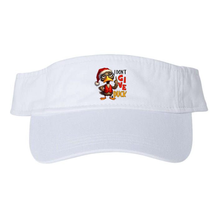 I Dont Give A Duck Funny Sarcastic Grumpy Duck Christmas Visor
