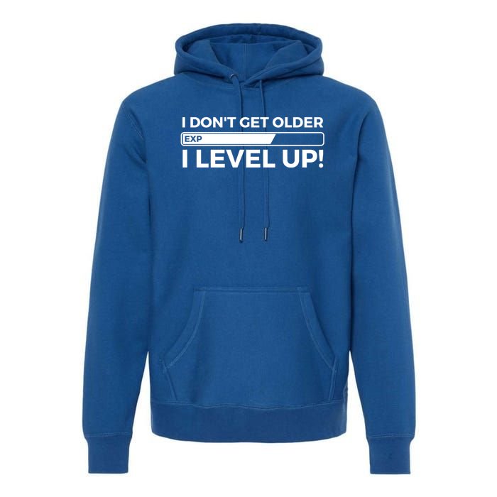 I Dont Get Older I Level Up Gift Funny Birthday Premium Hoodie