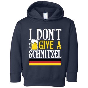 I Dont Give A Schnitzel German Beer Wurst Funny Oktoberfest Toddler Hoodie