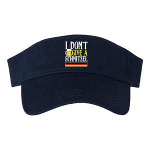 I Dont Give A Schnitzel German Beer Wurst Funny Oktoberfest Valucap Bio-Washed Visor