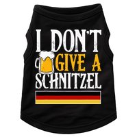 I Don't Give A Schnitzel German Beer Wurst Doggie Tank