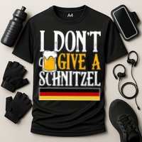I Don't Give A Schnitzel German Beer Wurst Performance Shirt