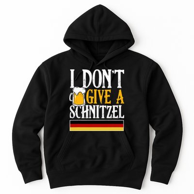 I Don't Give A Schnitzel German Beer Wurst Hoodie