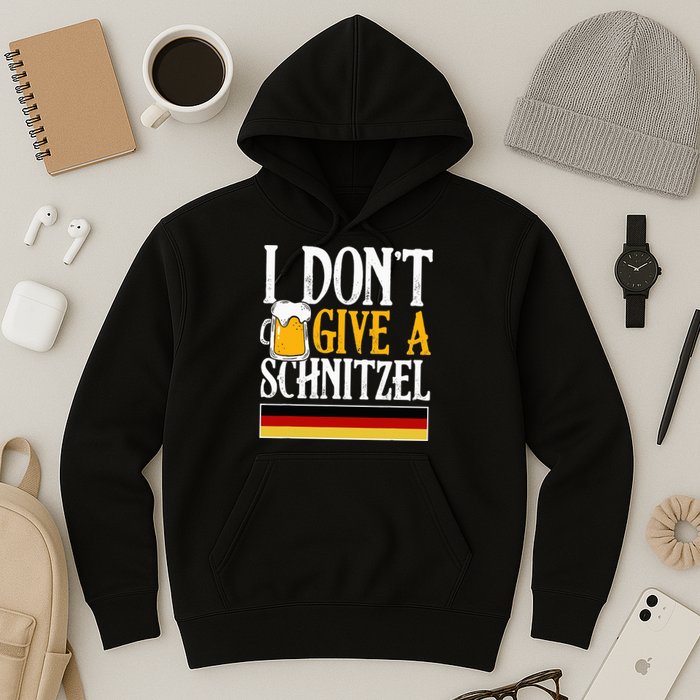 I Don't Give A Schnitzel German Beer Wurst Hoodie