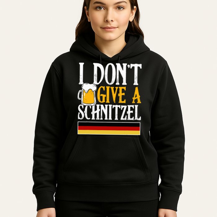 I Don't Give A Schnitzel German Beer Wurst Hoodie