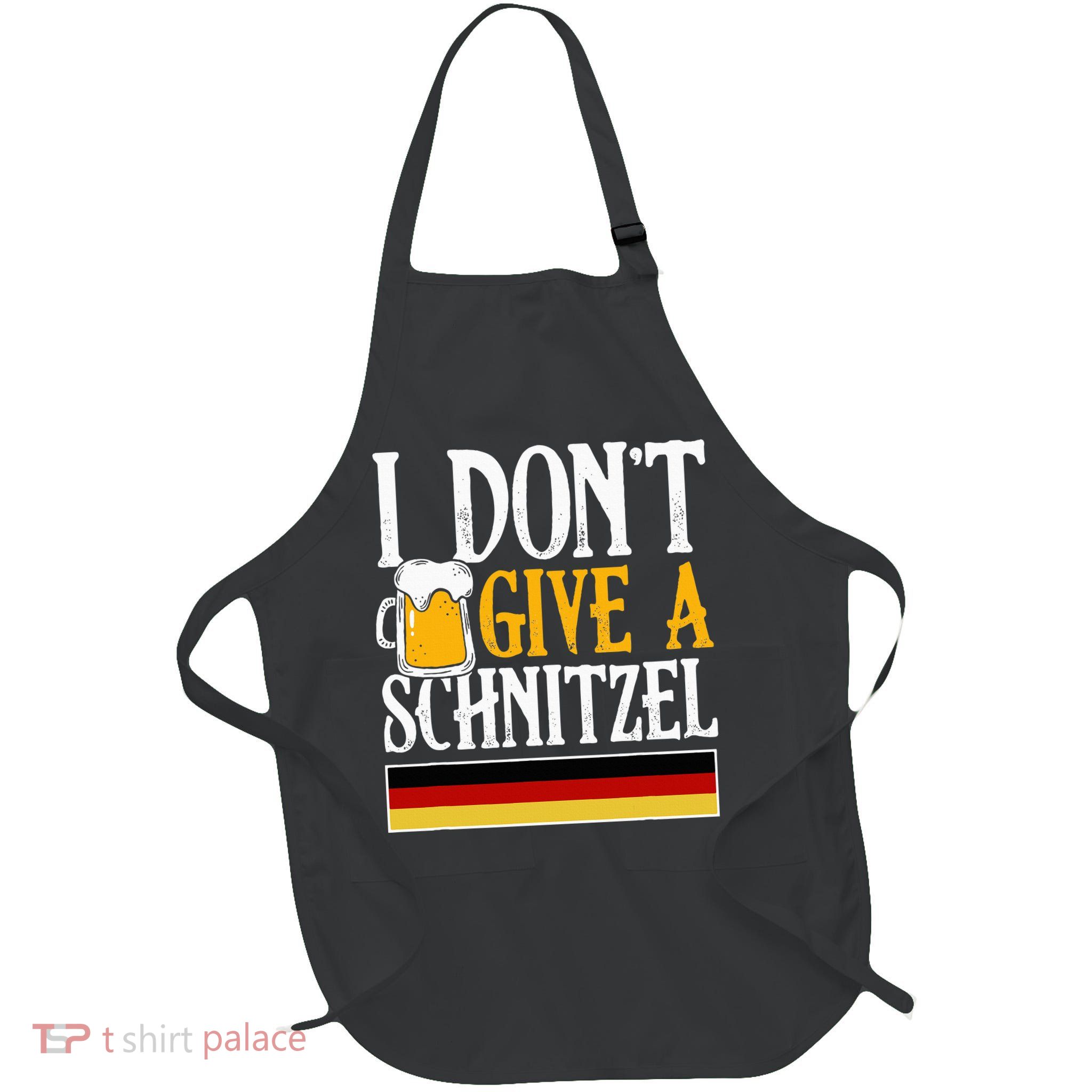 I Don't Give A Schnitzel German Beer Wurst Apron