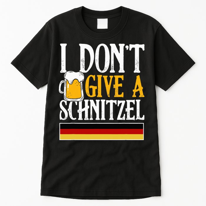I Don't Give A Schnitzel German Beer Wurst Tall T-Shirt