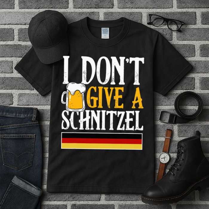 I Don't Give A Schnitzel German Beer Wurst Tall T-Shirt