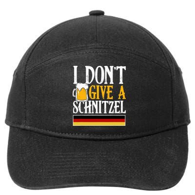 I Don't Give A Schnitzel German Beer Wurst 7-Panel Snapback Hat