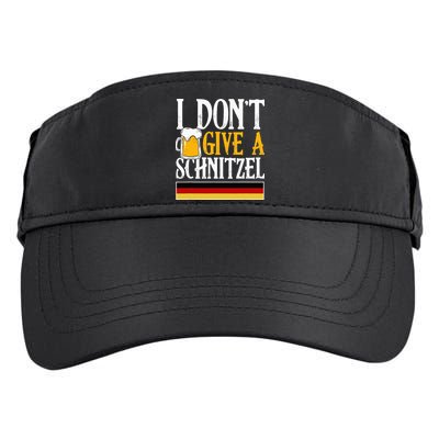 I Don't Give A Schnitzel German Beer Wurst Adult Drive Performance Visor