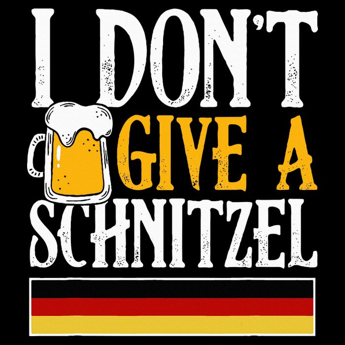 I Don't Give A Schnitzel German Beer Wurst Bucket Hat