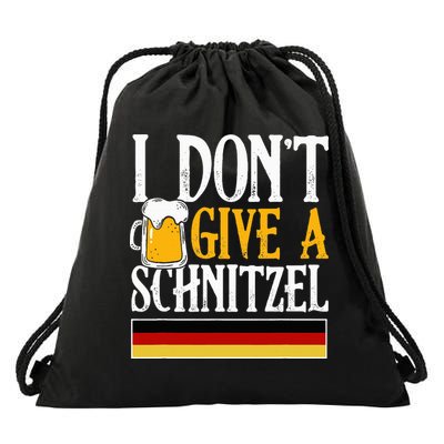 I Don't Give A Schnitzel German Beer Wurst Drawstring Bag