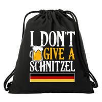 I Don't Give A Schnitzel German Beer Wurst Drawstring Bag