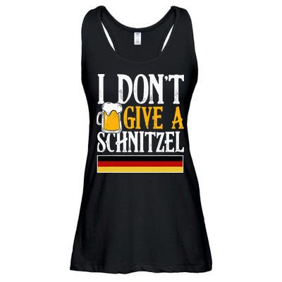 I Don't Give A Schnitzel German Beer Wurst Ladies Essential Flowy Tank