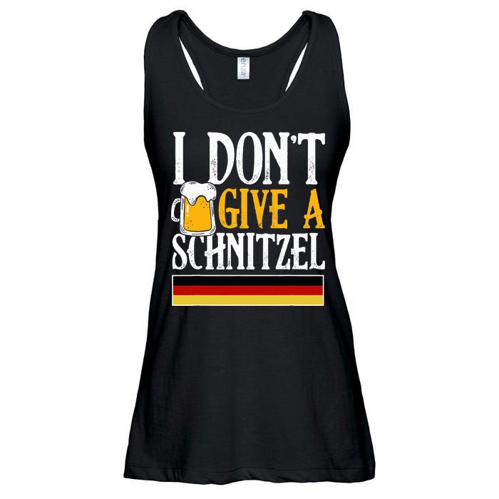 I Don't Give A Schnitzel German Beer Wurst Ladies Essential Flowy Tank