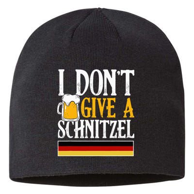 I Don't Give A Schnitzel German Beer Wurst Sustainable Beanie