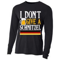I Don't Give A Schnitzel German Beer Wurst Cooling Performance Long Sleeve Crew