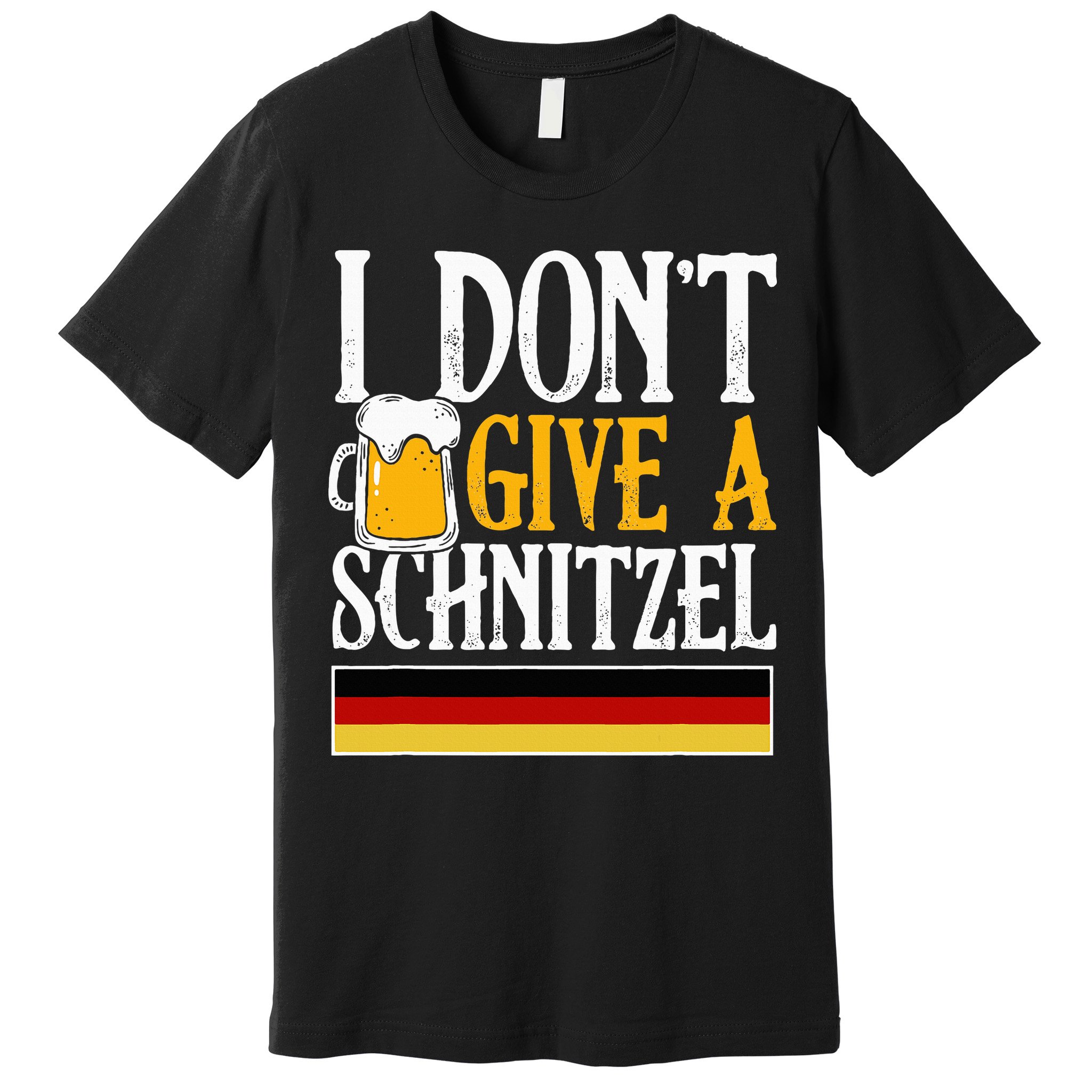 I Don't Give A Schnitzel German Beer Wurst Premium T-Shirt