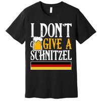 I Don't Give A Schnitzel German Beer Wurst Premium T-Shirt