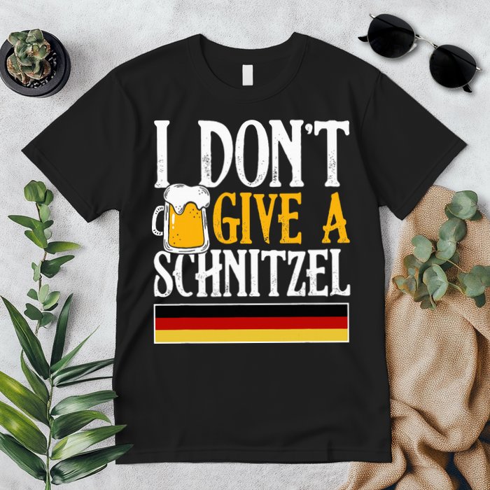 I Don't Give A Schnitzel German Beer Wurst Premium T-Shirt
