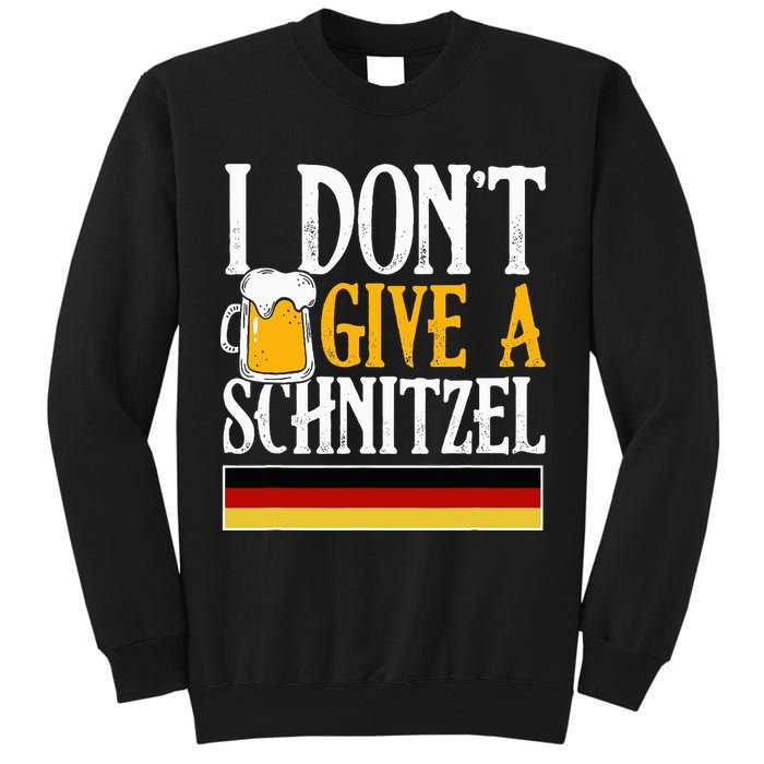 I Don't Give A Schnitzel German Beer Wurst Tall Sweatshirt