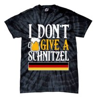 I Don't Give A Schnitzel German Beer Wurst Tie-Dye T-Shirt