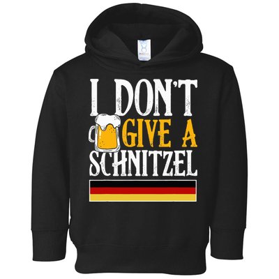 I Don't Give A Schnitzel German Beer Wurst Toddler Hoodie